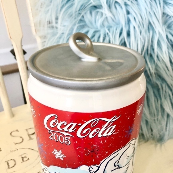 Coca Cola, Can, Ceramic, Cookie Jar, 2005, Coca Cola Polar, Bear, Design‎ - Picture 7 of 15